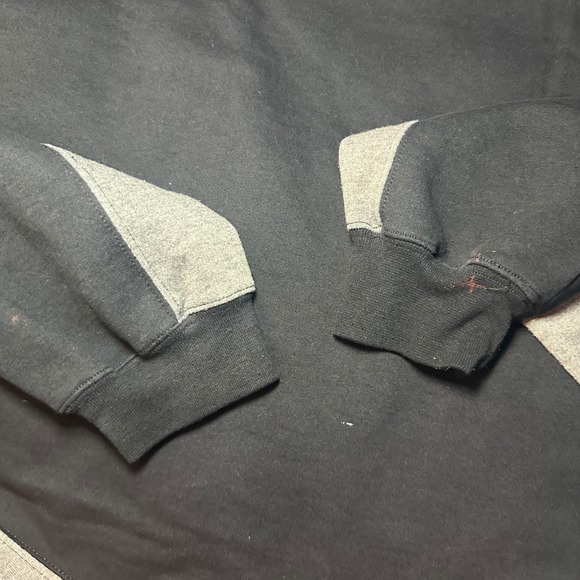 Harley Davidson Zip Up Sweatshirt Mens Large Black 2008 Motosports GP Quebec - Picture 12 of 13